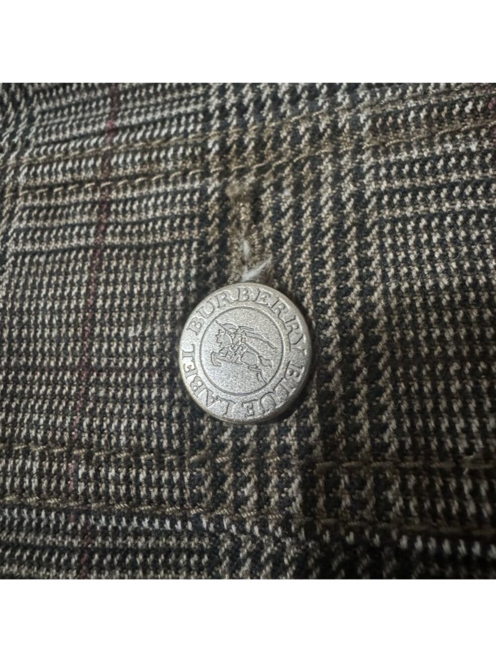Burberry Blue Label Japan Plaid Straight Leg Womens Pants Women Size L - Picture 7 of 14